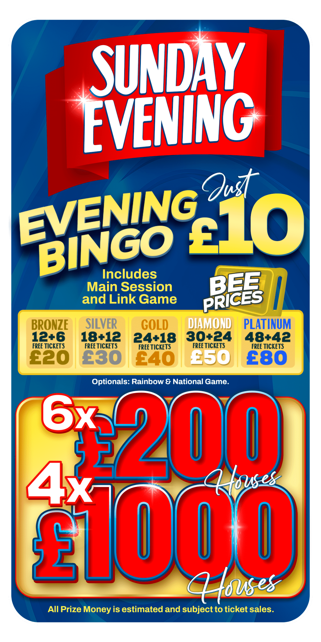 Bingo on Sunday Night in Bedford