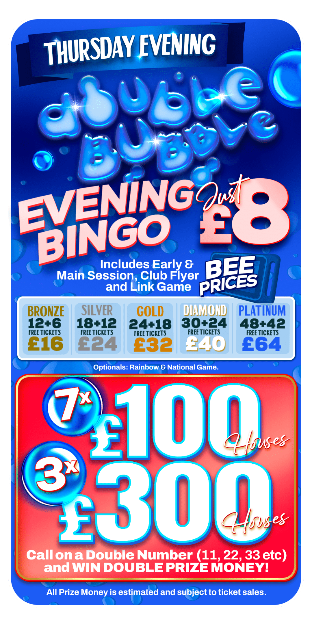 Thursday evening bingo in Bedford